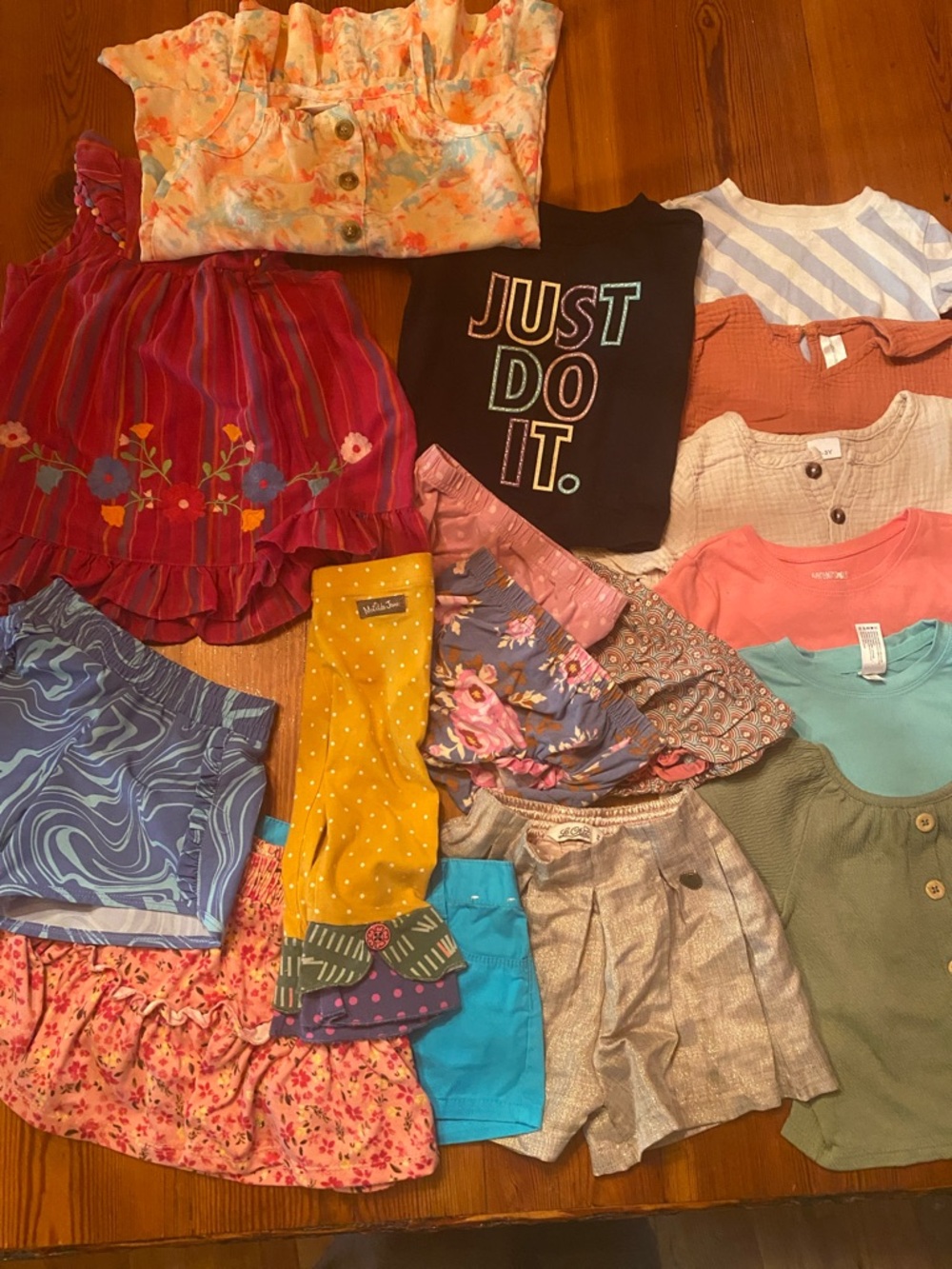 2T -24 months girls summer 17 piece lot shorts tops Nike Matilda Jane Gymboree